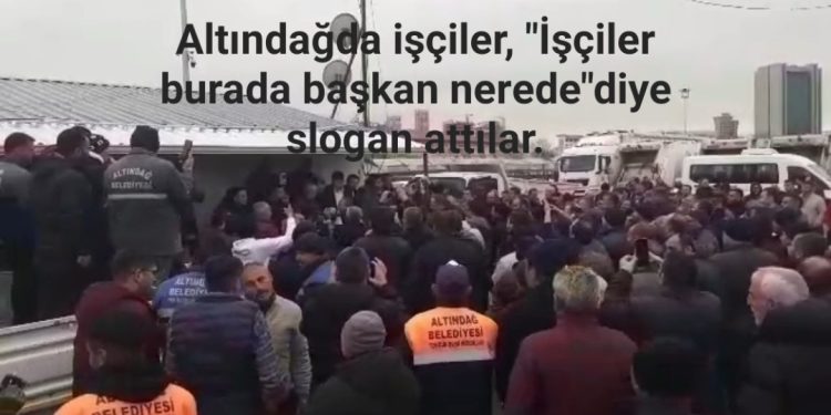 ALTINDAĞ’DA SULAR DURULMUYOR