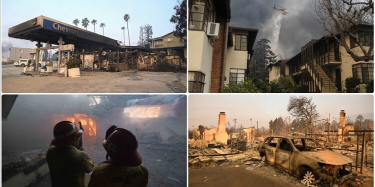 Los Angeles’taki yangınlarda can kaybı 10’a çıktı